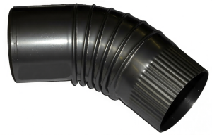 Загиб стальной для вытяжки 1/8 #150