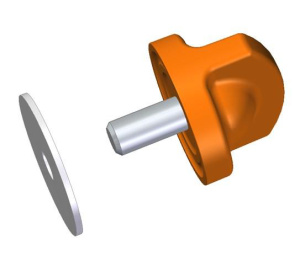 Ручки защитные + резиновая муфта (2 шт.)