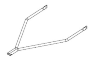 Опора серая для ног 500