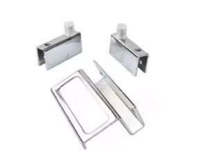 Комплект для стеклянной двери хром