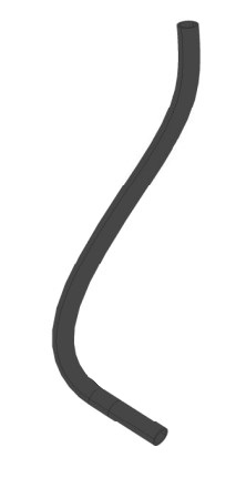 Соеденительный шланг, комплект, 270 мм