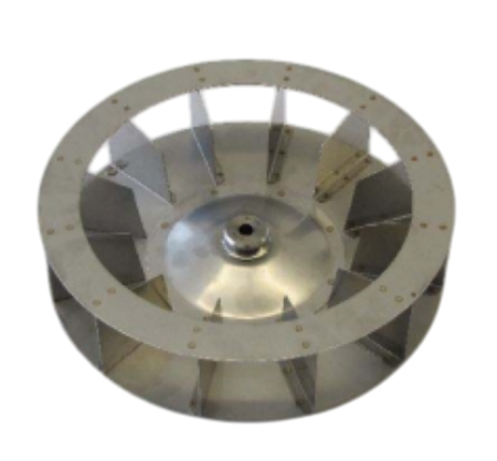 Крыльчатка вентилятора FIR 350*80 мм., 12 лопастей