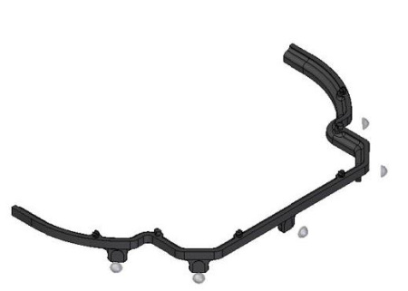 Фланец задней крышки,верхний для моделей серии VERSATILE