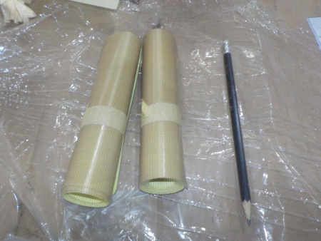 Планка круглая, тефлоновая, клейкая TA