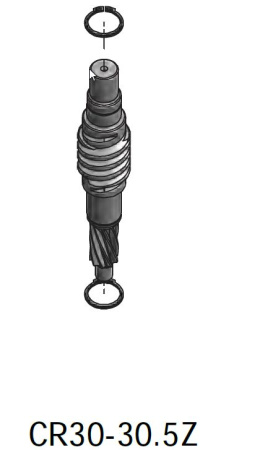 Вал главный в сборе. для привода навесного оборудования